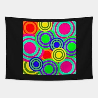 colorful pop art pattern Tapestry