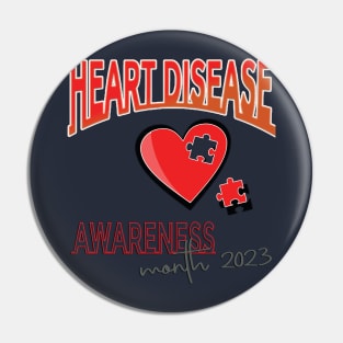 Heart disease awareness month Pin