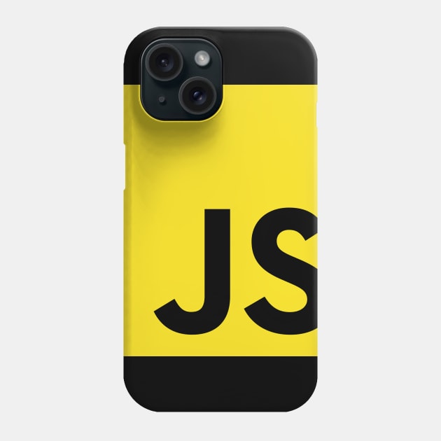 Javascript logo Phone Case by nerd-studios