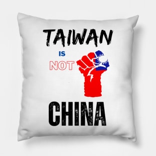 Taiwan is not China - Say no to war Pillow