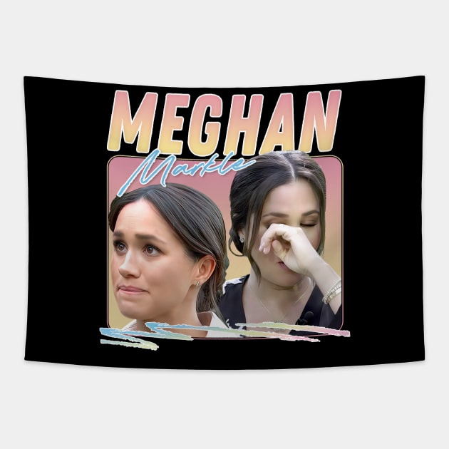 Meghan Markle / Retro Fan Art Tapestry by DankFutura