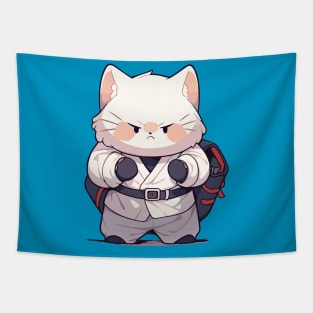 Samurai cat Tapestry