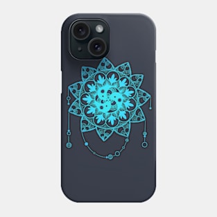 Blue mandala Phone Case