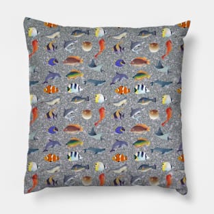 Fish Pattern Pillow