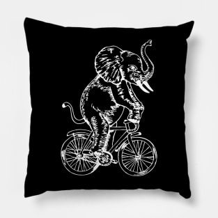 SEEMBO Elephant Cycling Bicycle Cyclist Bicycling Bike Biker Pillow