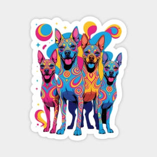 Pop Art Dog Magnet