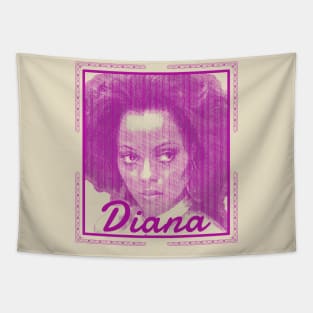 diana purple ross Tapestry