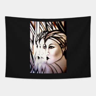 ART DECO FLAPPER TRIO Jacqueline Mcculloch Tapestry