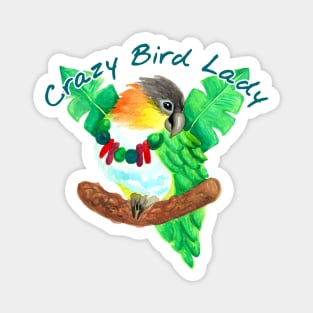 Crazy Bird Lady Magnet
