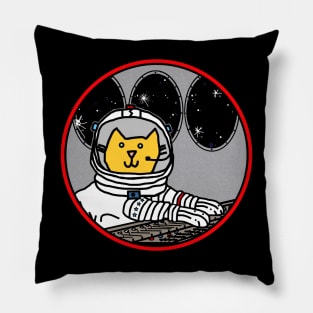 Science Space Cat Captain In Control Sci Fi Pillow