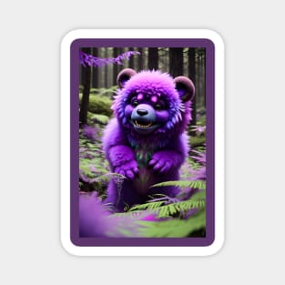 Cute Fluffy Monster 001 Magnet