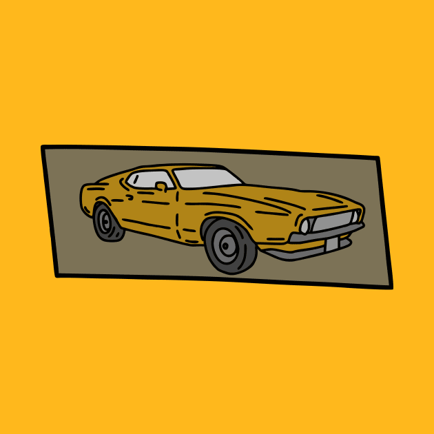 classic muscle car by fokaction