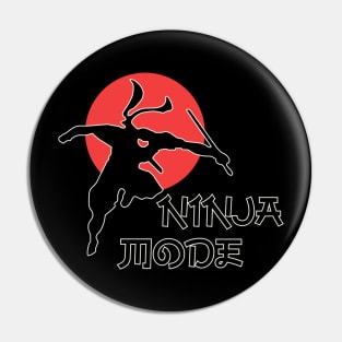 Ninja Mode Assassin - Japanese Ninja Style Pin