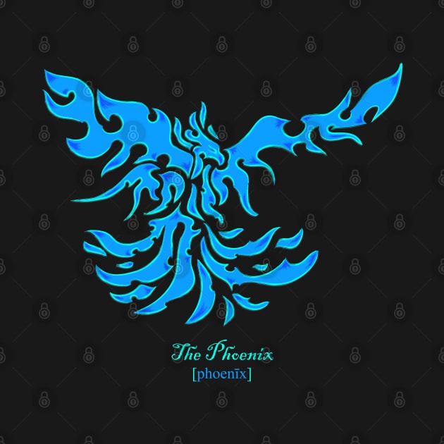 The Phoenix - Blue by Ravendax