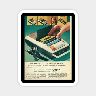 Cassette old advertising Magnet