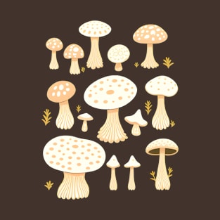 Mushroom Pattern T-Shirt