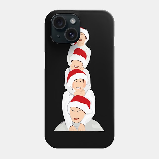 christmas family Phone Case by HAN_Vec