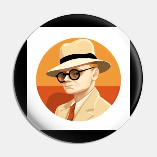 Truman Capote Pin