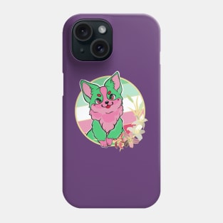 Abrosexual corgi Phone Case