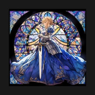 saber stained glass T-Shirt