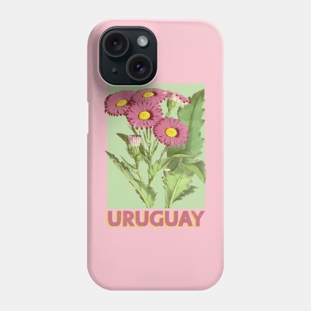 Uruguay Vintage Floral Phone Case by Pico Originals