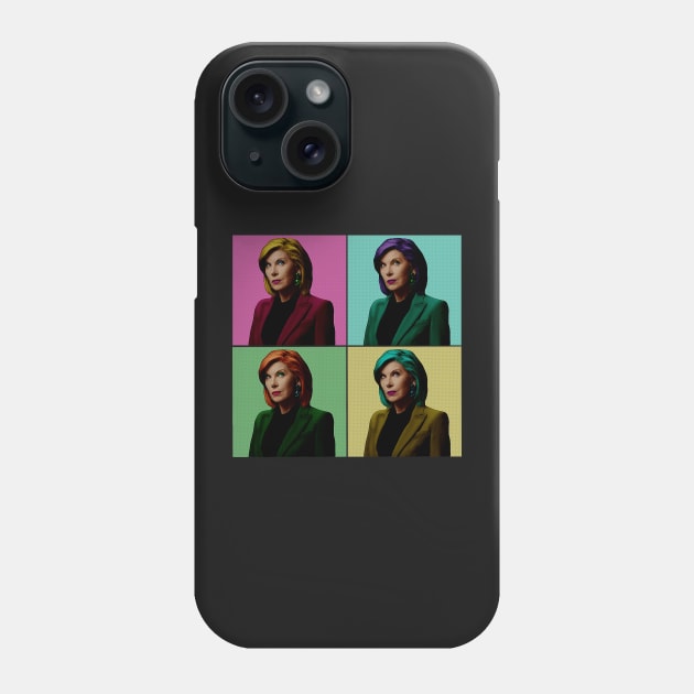 Diane Lockhart Pop Art Phone Case by baranskini