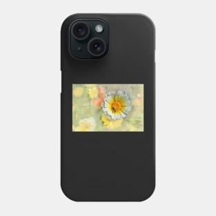 Hoverfly on white flower Phone Case