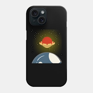 Grunge planet Astronomy Phone Case