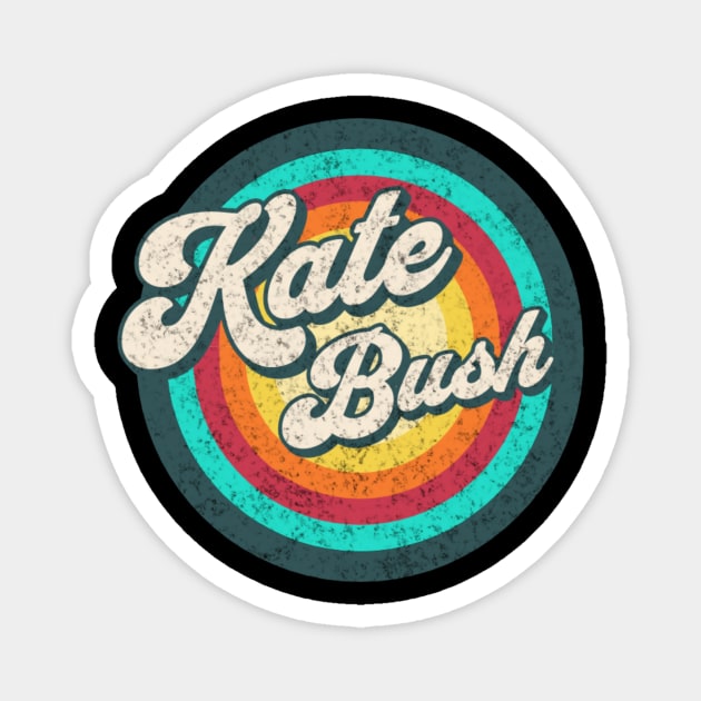 kate/ name in rainbow circle Magnet by girls store