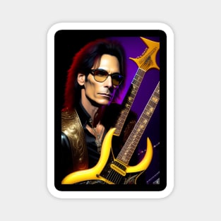 Rockstar steve vai graphic design artwork Magnet