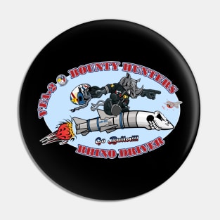 Bounty Hunters Rhino Nose Art Pin