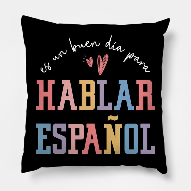 Maestra - Spanish teacher latina - bilingual teacher Pillow by OutfittersAve