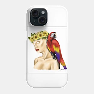 GUARDIAN SCARLET MACAW Phone Case