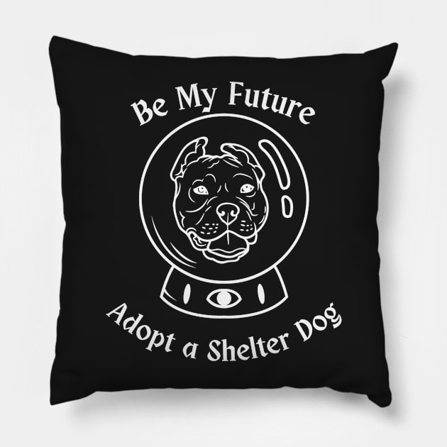 Adopt Shelter Dogs Pillow by toast-sparkles