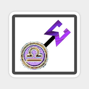 Libra Sigma Man Magnet