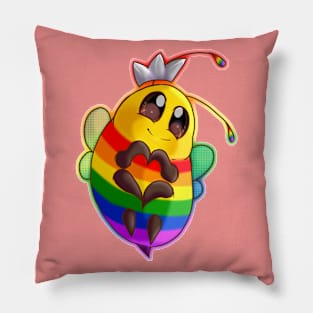 Rainbow Bee Pillow