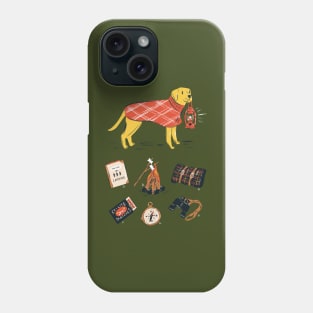 Vintage Camping Labrador Phone Case