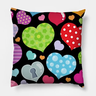 Hearts pattern Pillow