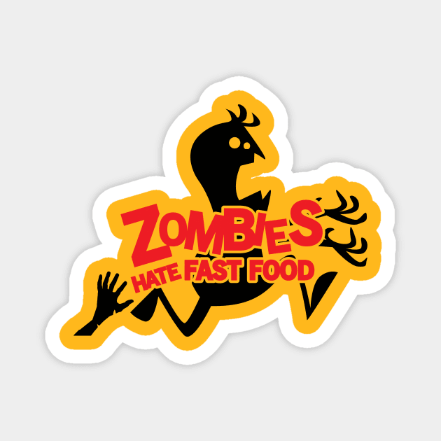 Hate fast food (2) Magnet by nektarinchen