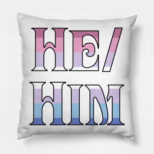 Bigender He/Him Pillow