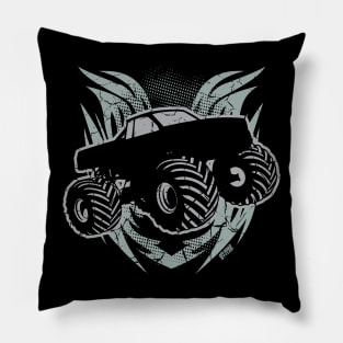 MONSTER TRUCK HERALDIC Pillow