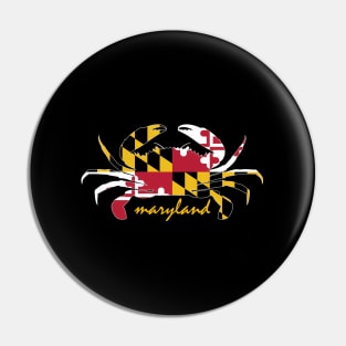 Maryland Crab State Pride Flag Pin