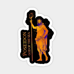 God of the Sea - Poseidon Magnet