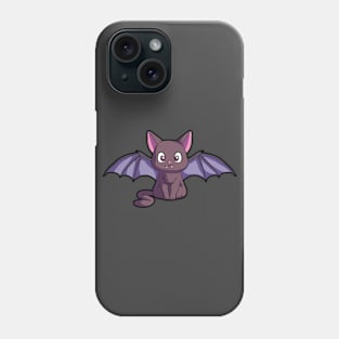 Cute Cat Bat Halloween Kitten Kitty Spooky Cat Wings Phone Case