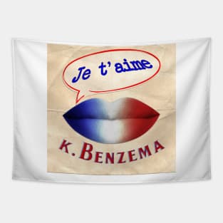 FRENCH KISS JETAIME KARIM BENZEMA Tapestry