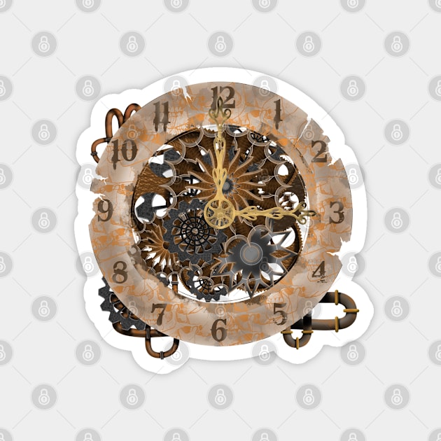 Steampunk watch Magnet by sibosssr