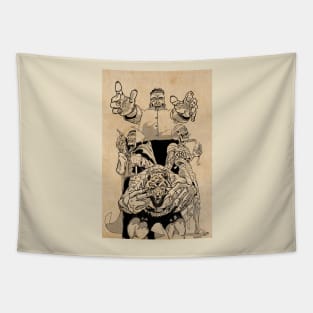 Monsters ink Tapestry