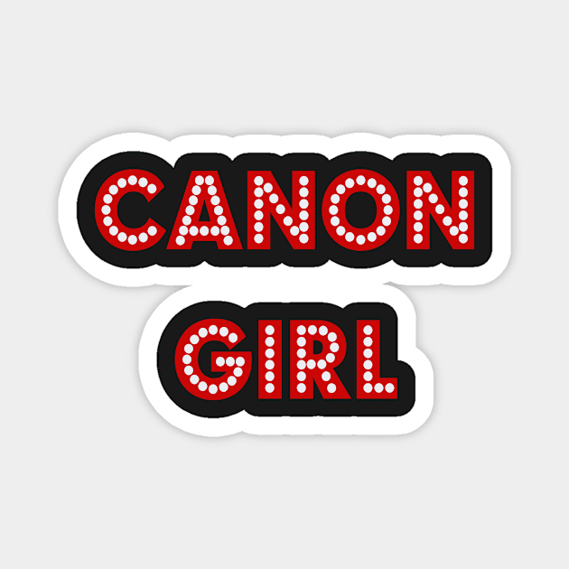 CANON GIRL Magnet by MGphotoart