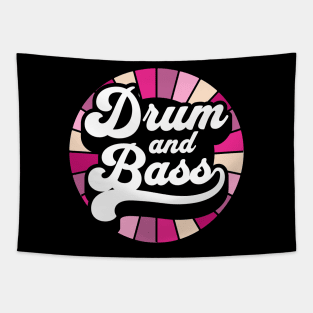 DRUM AND BASS  - Color Wheel (purple/pink)) Tapestry