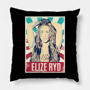 Vintage Retro Elize Yrd Pillow